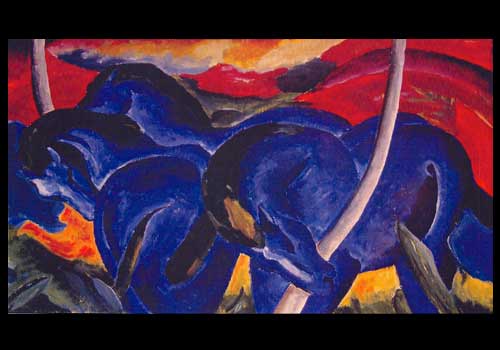 Duplicating Master's Work-Franz Marc